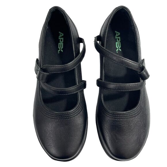 Apex Women's Dress Shoe‎ Petals Janice Mary Jane Black Size 7 X-Wide - Picture 2 of 7